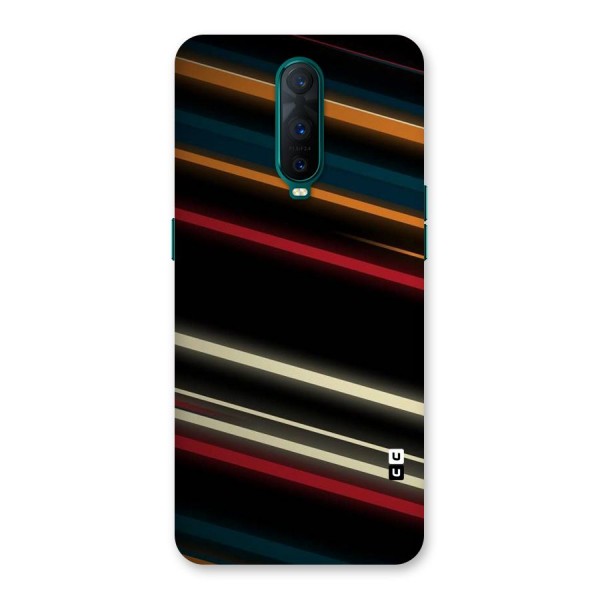 Light Diagonal Stripes Back Case for Oppo R17 Pro