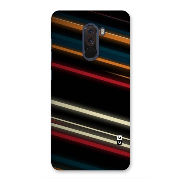 Light Diagonal Stripes Back Case for Poco F1