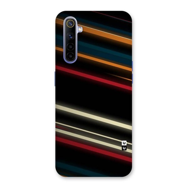 Light Diagonal Stripes Back Case for Realme 6