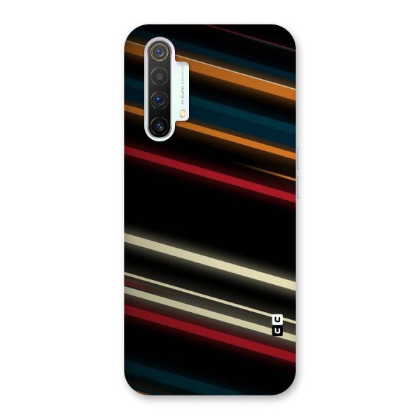 Light Diagonal Stripes Back Case for Realme X3