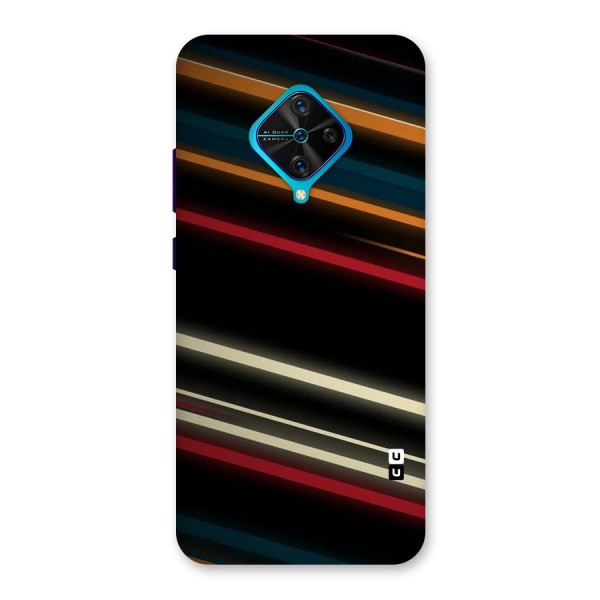 Light Diagonal Stripes Back Case for Vivo S1 Pro