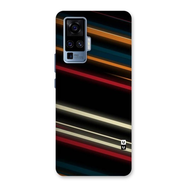 Light Diagonal Stripes Back Case for Vivo X50 Pro