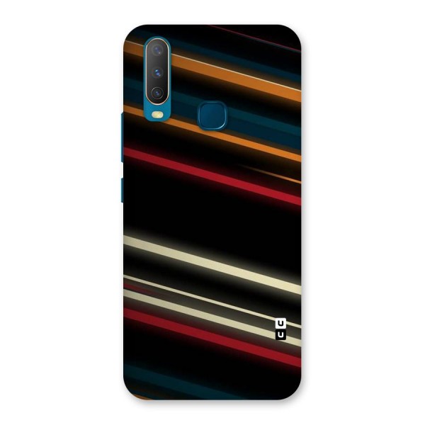 Light Diagonal Stripes Back Case for Vivo Y15