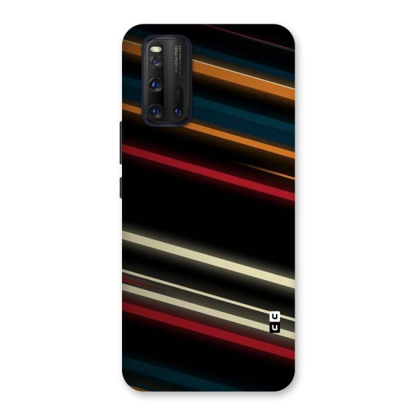 Light Diagonal Stripes Back Case for Vivo iQOO 3