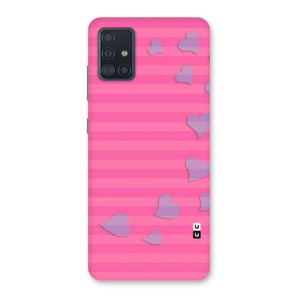 Light Heart Stripes Back Case for Galaxy A51