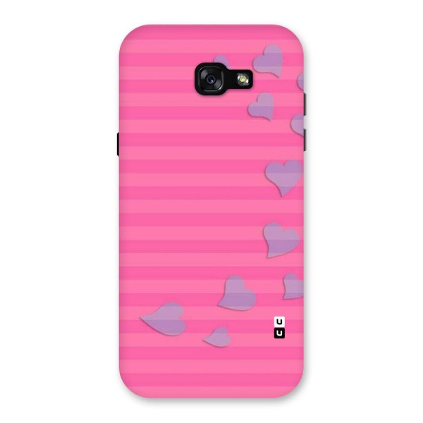 Light Heart Stripes Back Case for Galaxy A7 (2017)