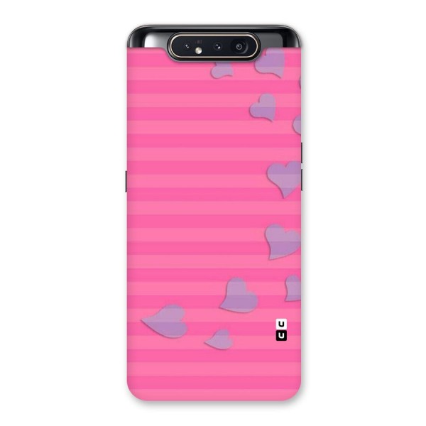 Light Heart Stripes Back Case for Galaxy A80