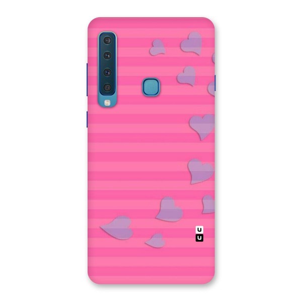 Light Heart Stripes Back Case for Galaxy A9 (2018)