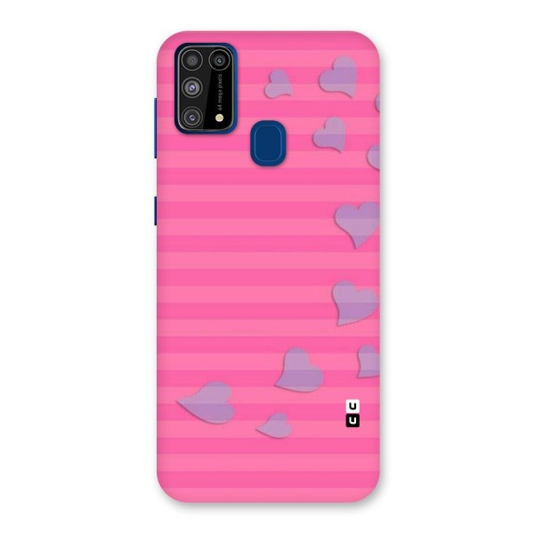 Light Heart Stripes Back Case for Galaxy F41