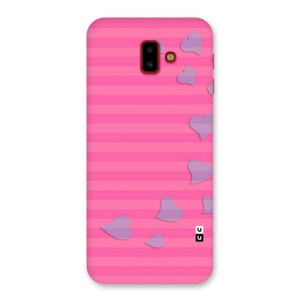 Light Heart Stripes Back Case for Galaxy J6 Plus