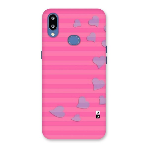 Light Heart Stripes Back Case for Galaxy M01s