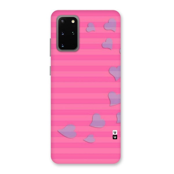 Light Heart Stripes Back Case for Galaxy S20 Plus