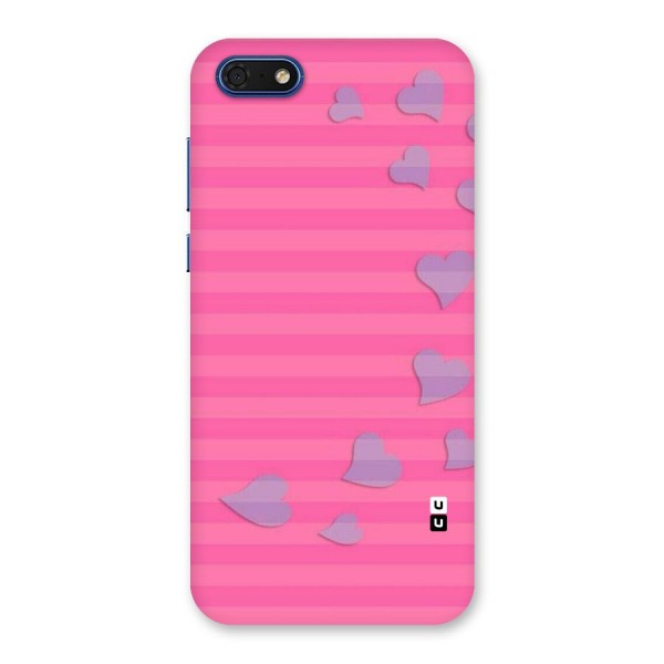 Light Heart Stripes Back Case for Honor 7s