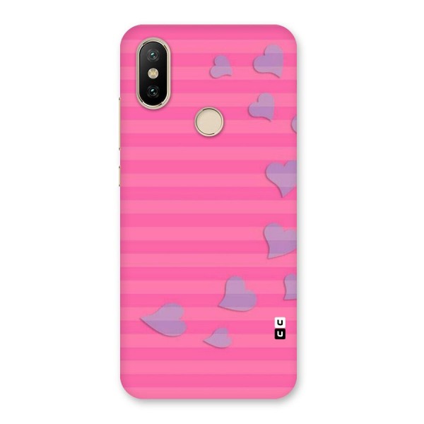 Light Heart Stripes Back Case for Mi A2