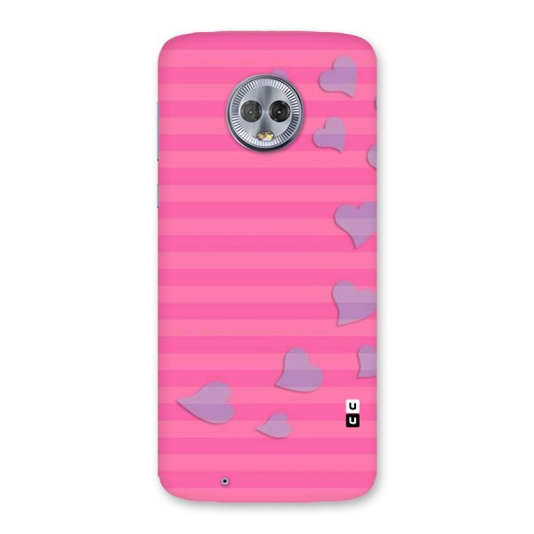 Light Heart Stripes Back Case for Moto G6