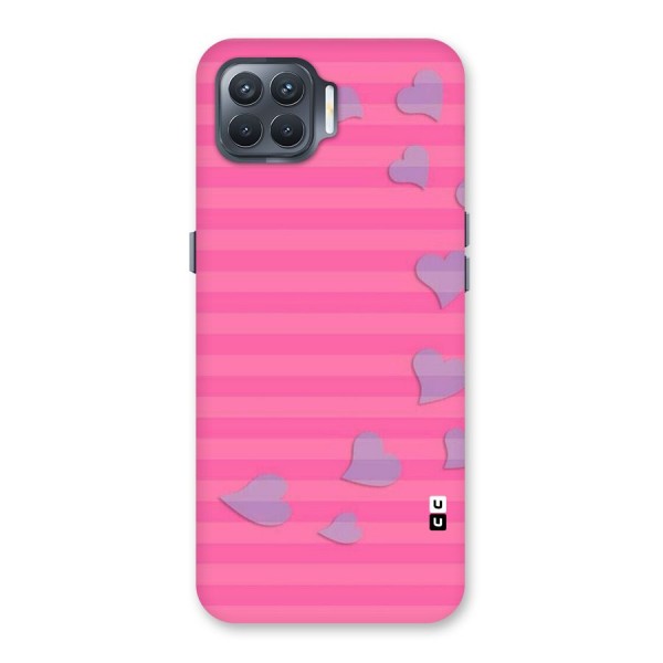 Light Heart Stripes Back Case for Oppo F17 Pro