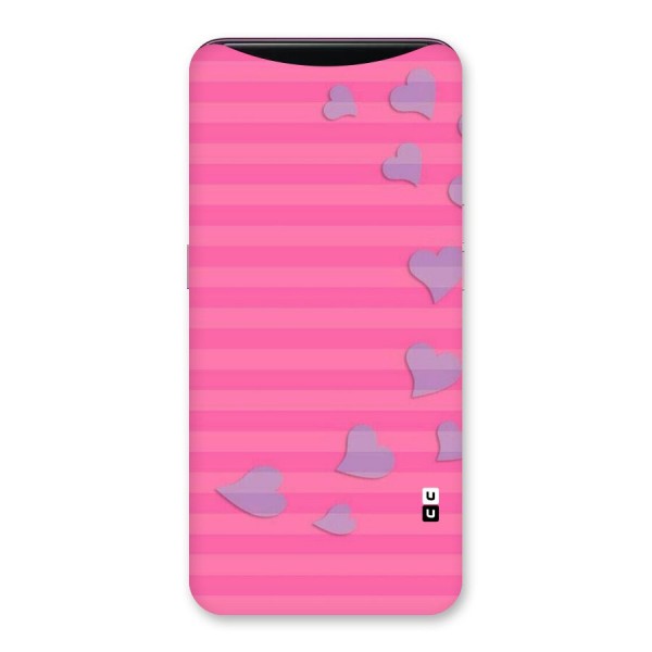 Light Heart Stripes Back Case for Oppo Find X