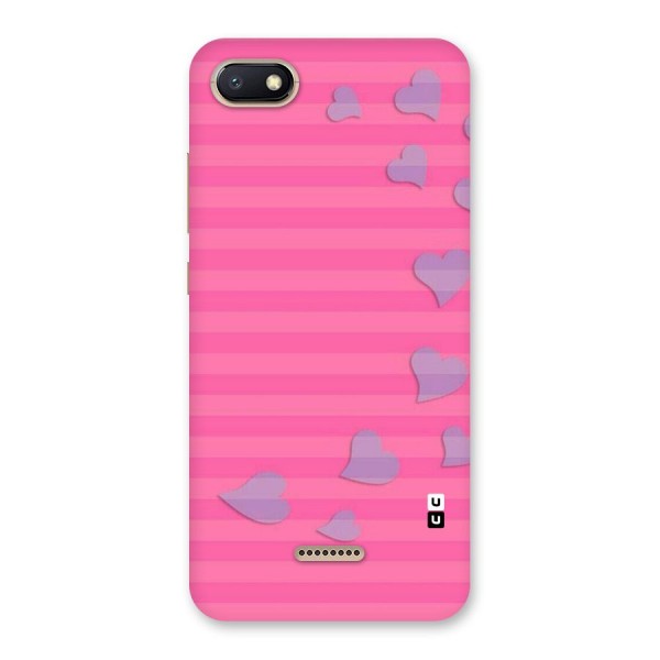 Light Heart Stripes Back Case for Redmi 6A