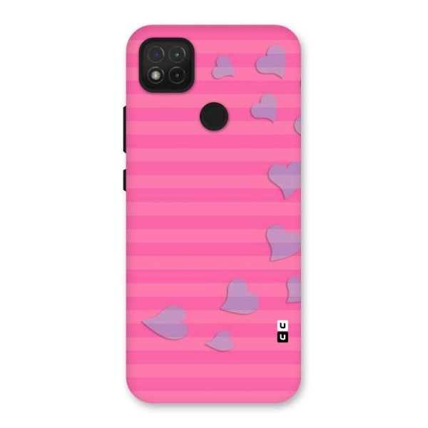 Light Heart Stripes Back Case for Redmi 9C