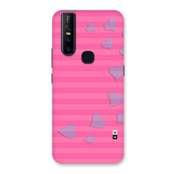 Light Heart Stripes Back Case for Vivo V15