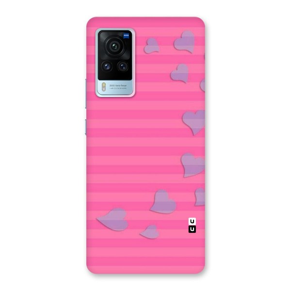 Light Heart Stripes Back Case for Vivo X60 Pro