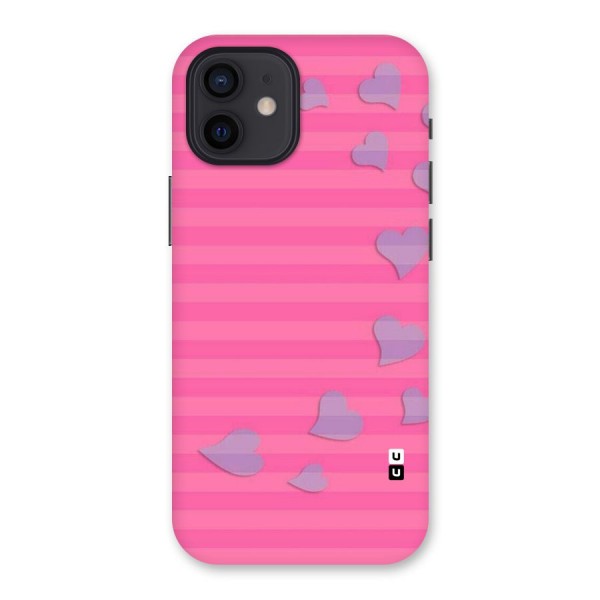 Light Heart Stripes Back Case for iPhone 12