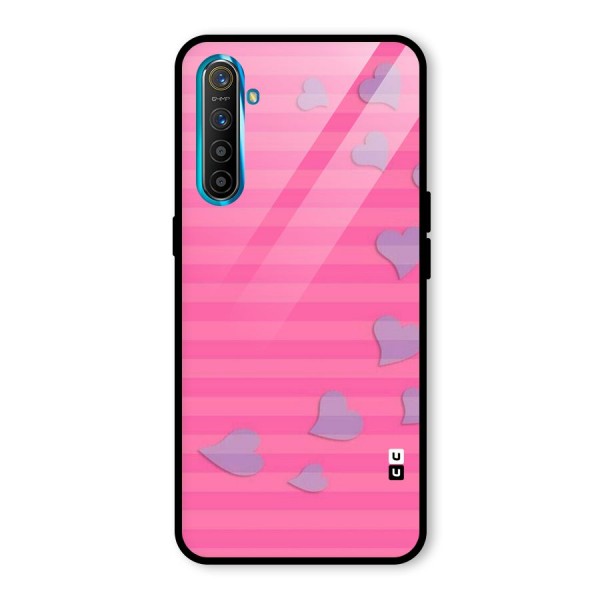 Light Heart Stripes Glass Back Case for Realme XT