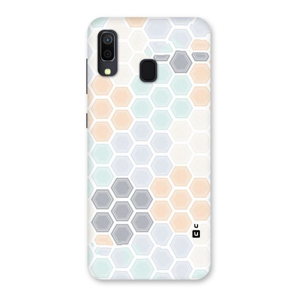 Light Hexagons Back Case for Galaxy A20