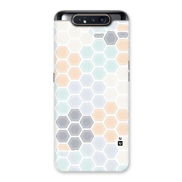 Light Hexagons Back Case for Galaxy A80