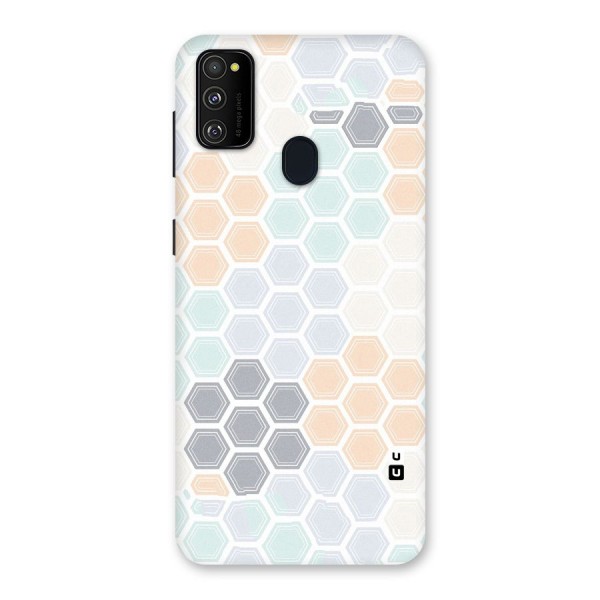 Light Hexagons Back Case for Galaxy M21