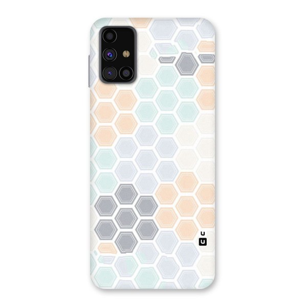 Light Hexagons Back Case for Galaxy M31s