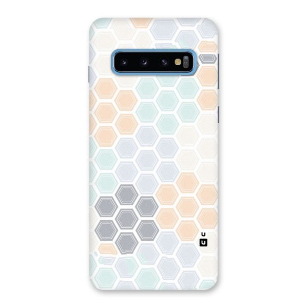 Light Hexagons Back Case for Galaxy S10