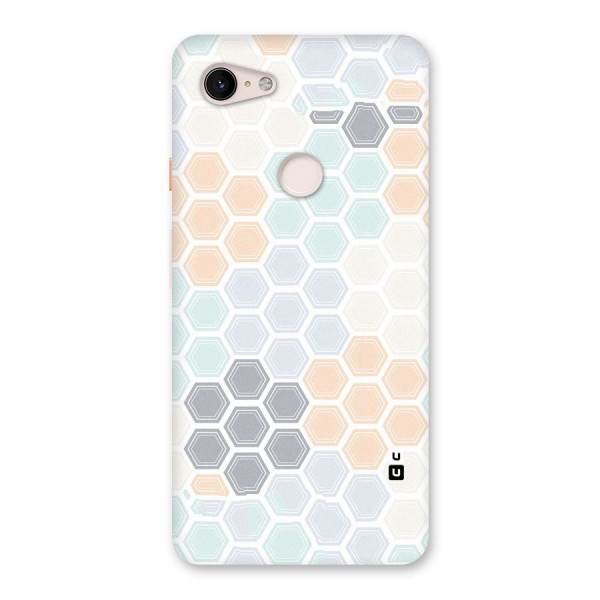 Light Hexagons Back Case for Google Pixel 3 XL