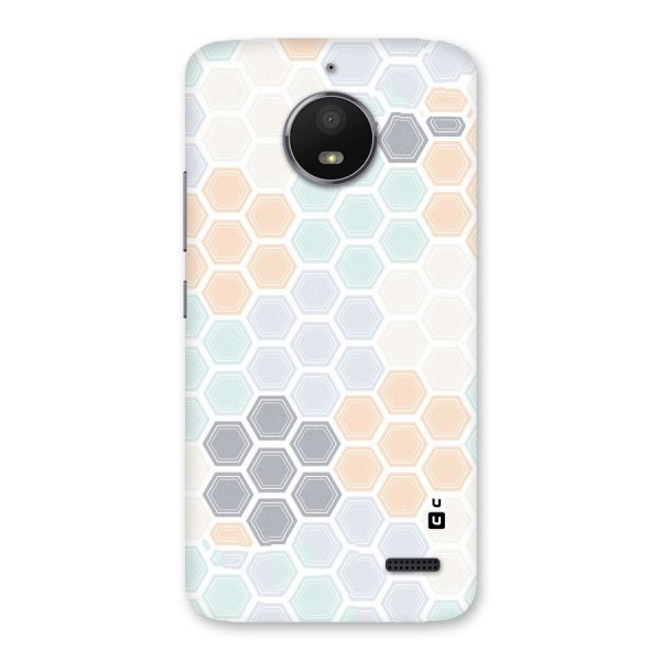 Light Hexagons Back Case for Moto E4