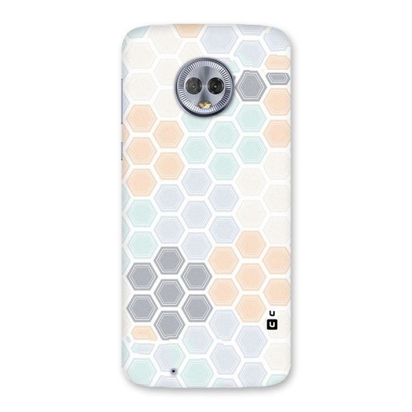 Light Hexagons Back Case for Moto G6