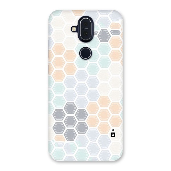 Light Hexagons Back Case for Nokia 8.1