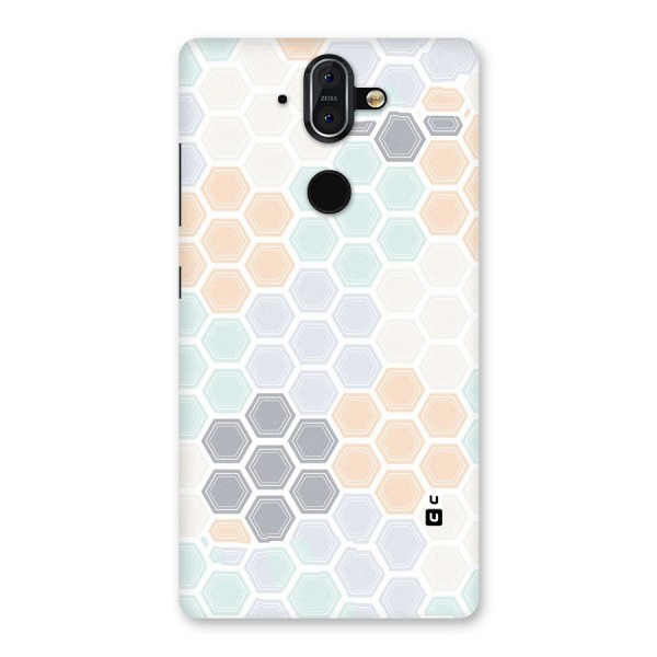 Light Hexagons Back Case for Nokia 8 Sirocco