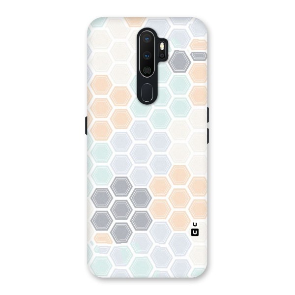 Light Hexagons Back Case for Oppo A5 (2020)