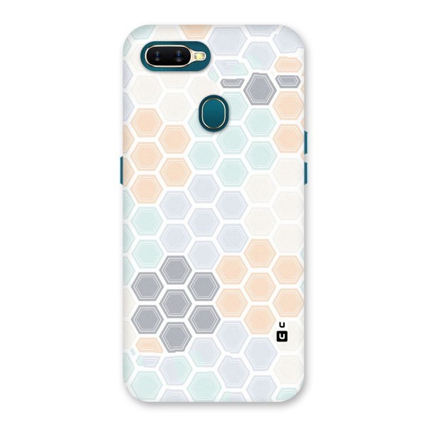 Light Hexagons Back Case for Oppo A7