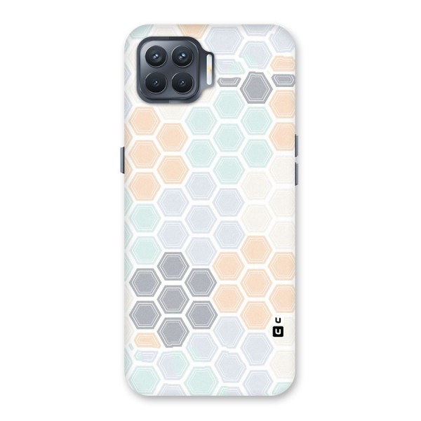 Light Hexagons Back Case for Oppo F17 Pro