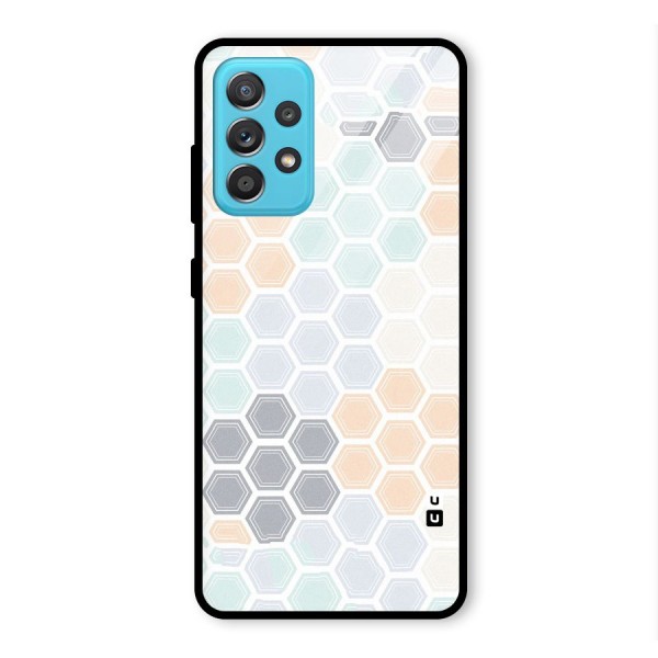 Light Hexagons Glass Back Case for Galaxy A52s 5G