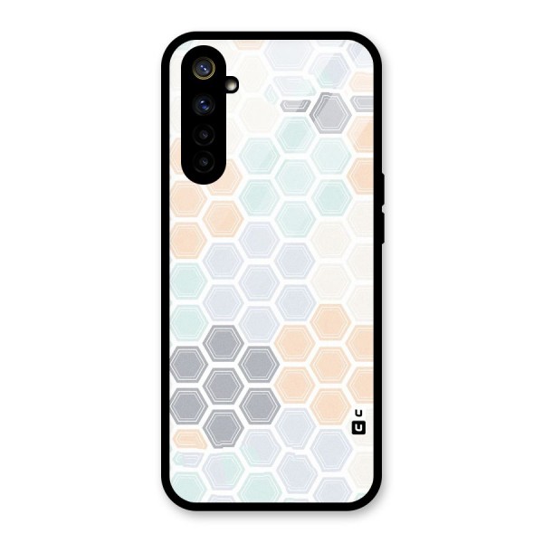 Light Hexagons Glass Back Case for Realme 6