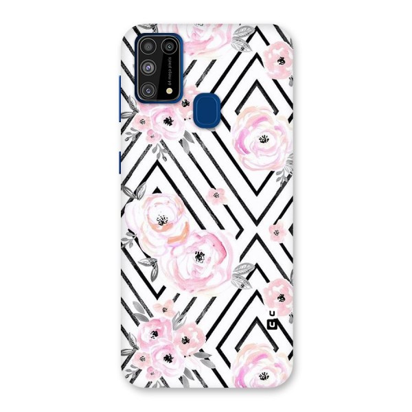 Light Pastel Flowers Design Back Case for Galaxy F41