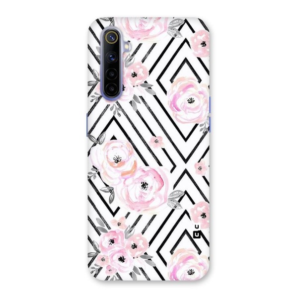 Light Pastel Flowers Design Back Case for Realme 6