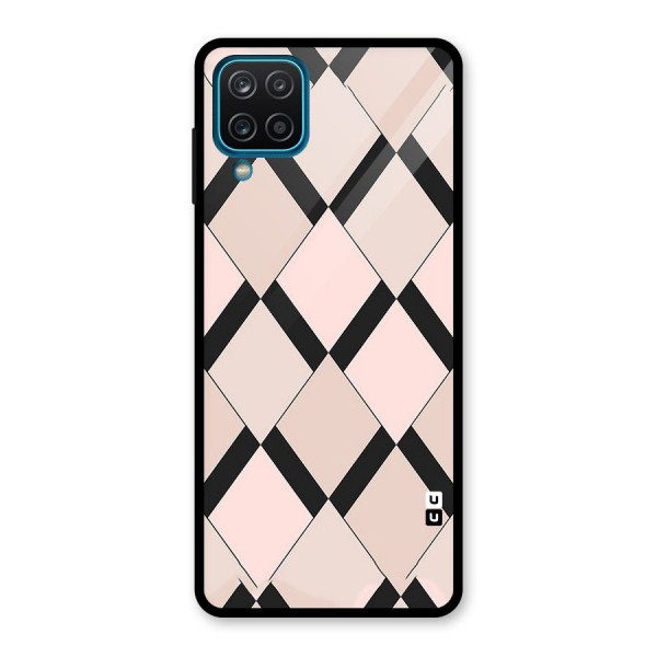 Light Pink Glass Back Case for Galaxy A12