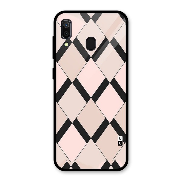 Light Pink Glass Back Case for Galaxy A30