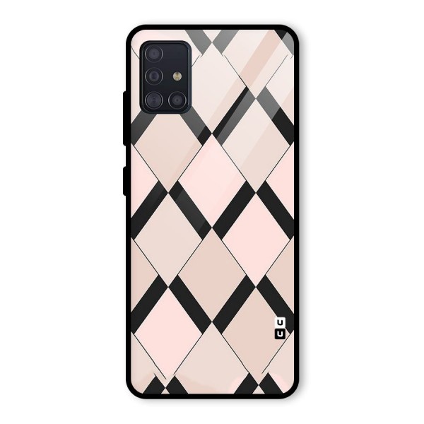 Light Pink Glass Back Case for Galaxy A51