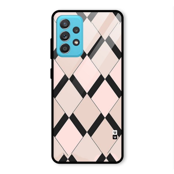 Light Pink Glass Back Case for Galaxy A52s 5G