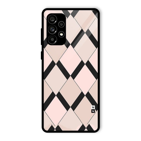 Light Pink Glass Back Case for Galaxy A73 5G