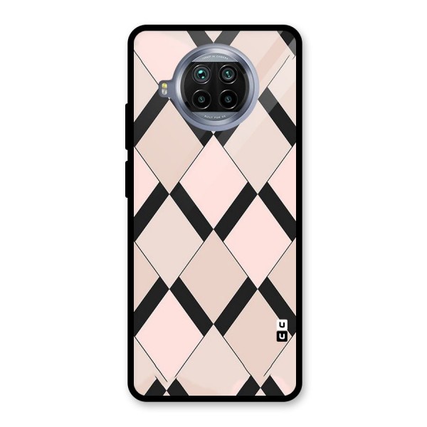 Light Pink Glass Back Case for Mi 10i